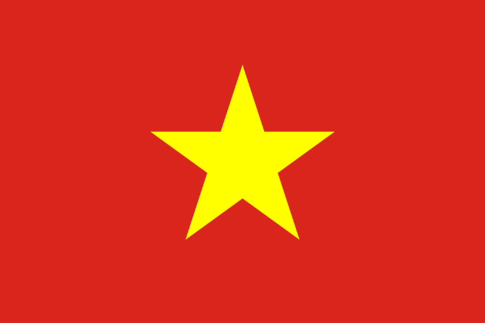 die Flagge Vietnams