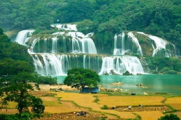 Ban Gioc Wasserfall Cao Bang Vietnam