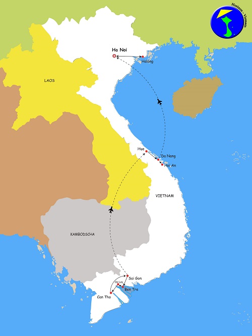 Vom Mekong Delta zur Halong bucht 12 tage