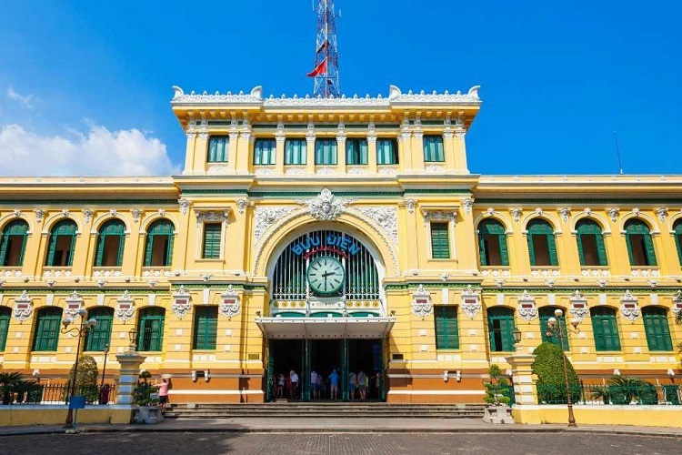 Postamt in Ho-Chi-Minh-Stadt-vietnam-reisen