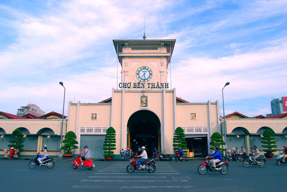 Ben-Thanh-Markt in Saigon Vietnam