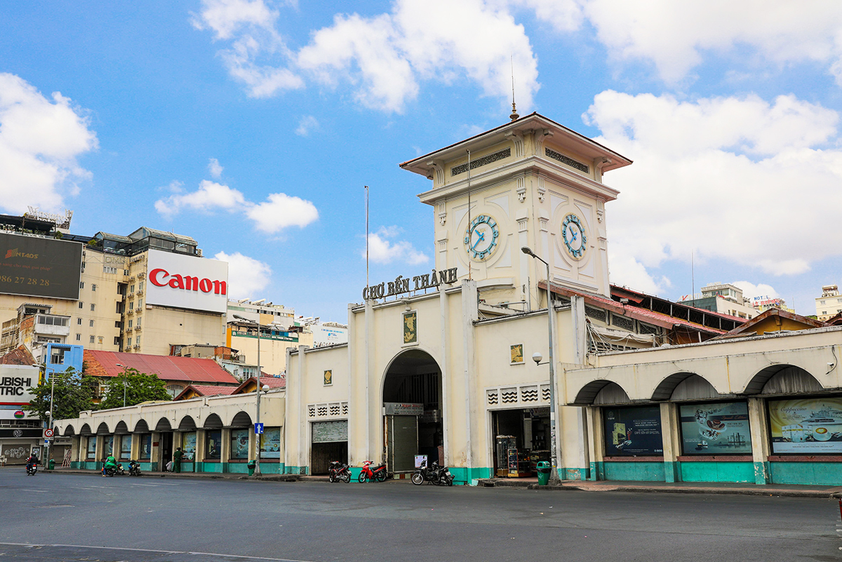 Ben Thanh Markt Saigon Vietnam