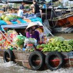 Schwimmender Markt von Cai Rang