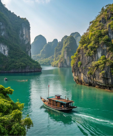 Die Bai Tu Long Bucht, die ruhige Schwester der Ha Long Bucht