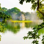 Hoan-Kiem-See in Hanoi