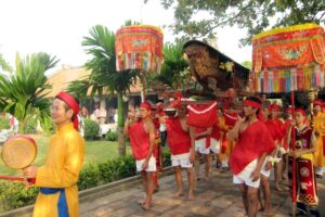 Das Dorffest in Vietnam