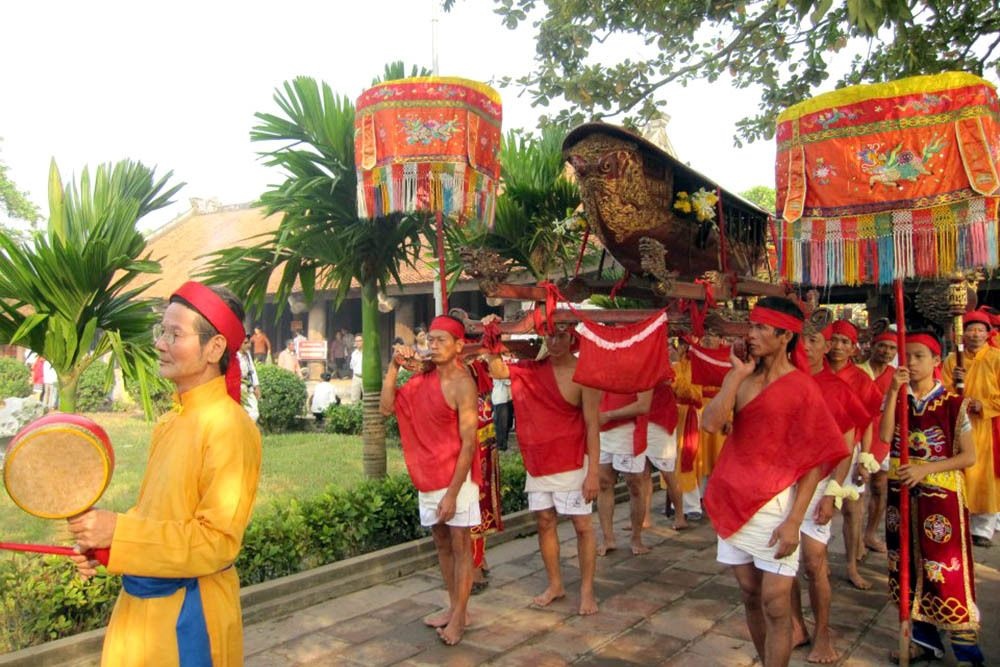 Das Dorffest in Vietnam