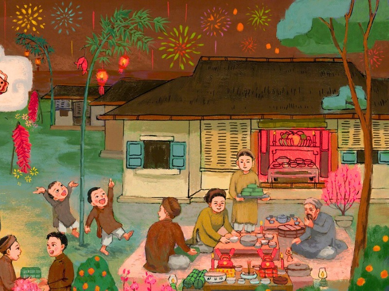 Tết-Fest in Vietnam (Neujahrsfest)