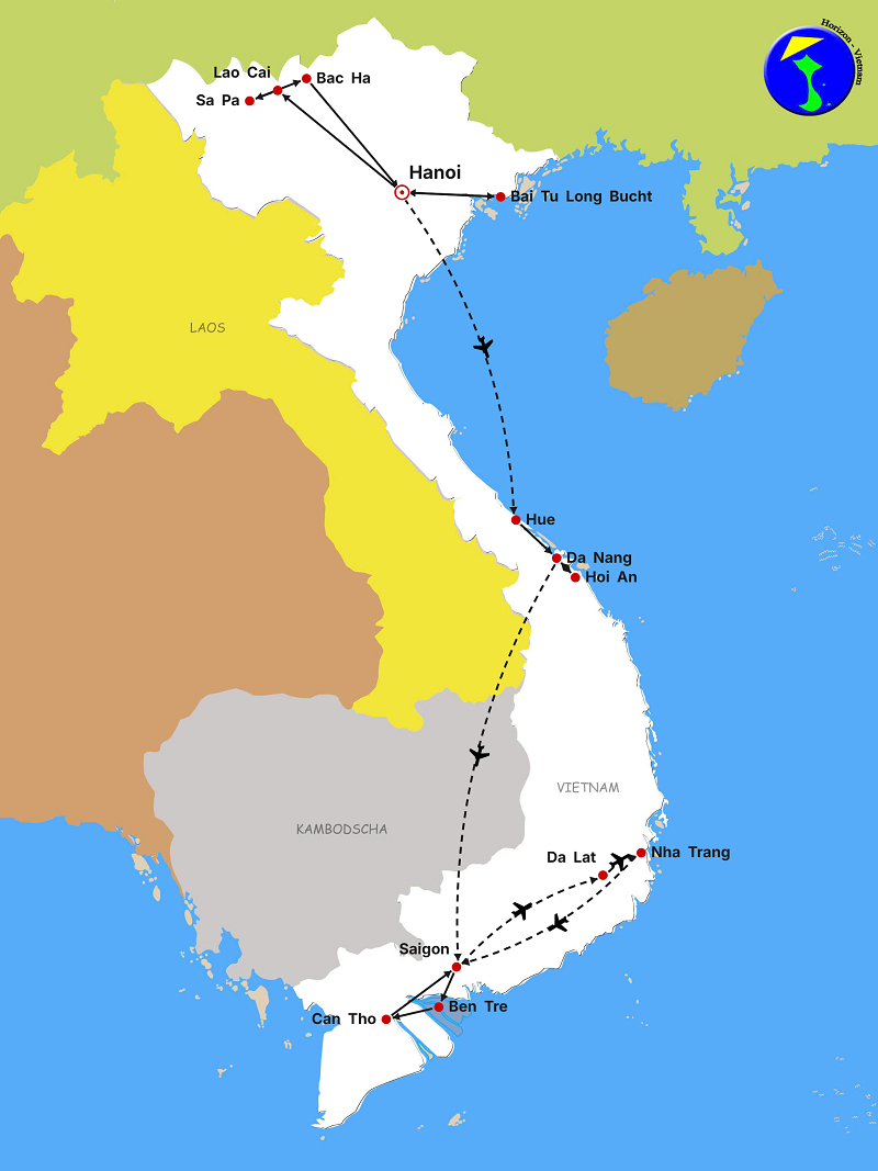 DIE MANDARIN-ROUTE IN 17 TAGEN UND 19 NACHTEN