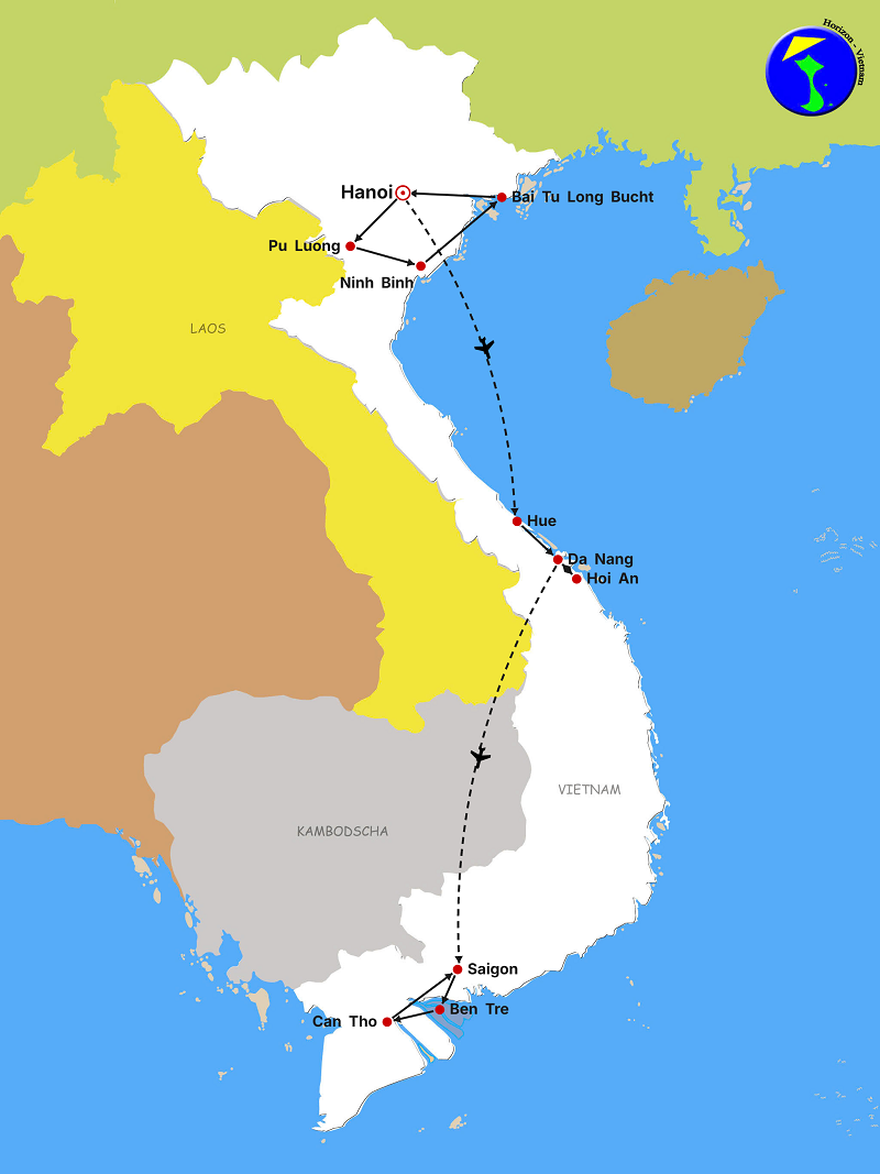 GANZ VIETNAM IN 13 TAGEN UND 12 NÄCHTEN