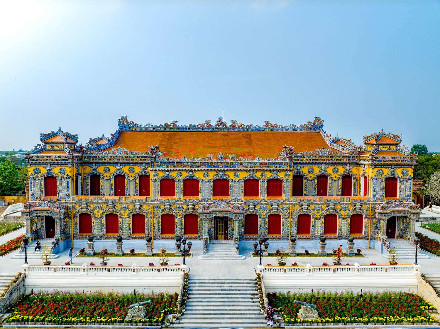 Palast Kien Trung, euro-asiatische Architektur in Hue