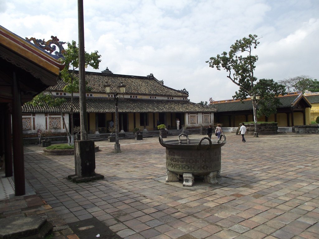 Pavillons Ta Vu und Huu Vu in der Kaiserstadt Hue