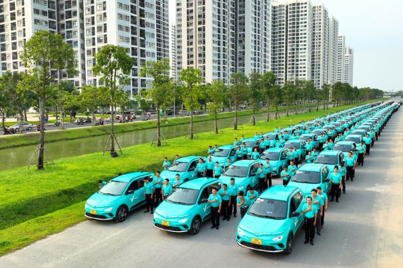 Elektrotaxi Xanh SM, eine praktische Option zur Fortbewegung in Hanoi