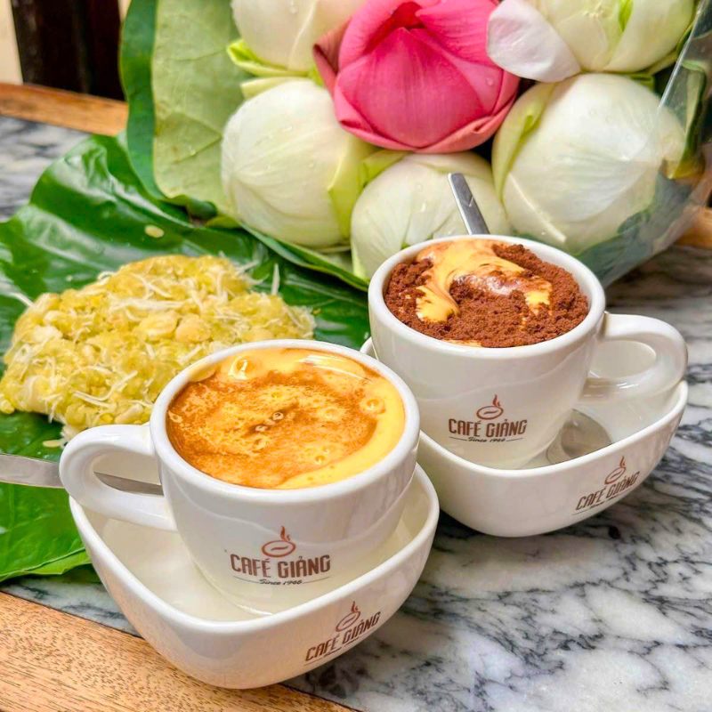 Eierkaffee (ca phe trung), das emblematische Getränk Vietnams