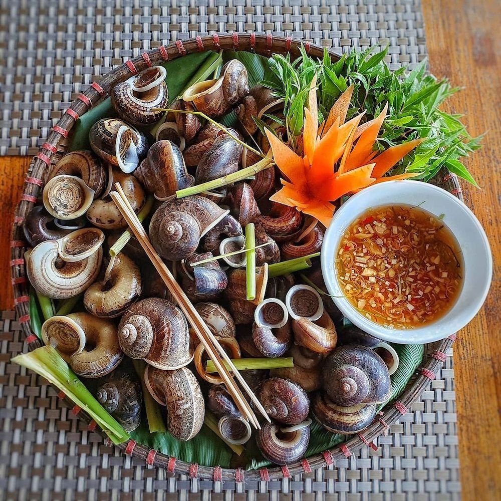Bergschnecken — eine rustikale und schmackhafte Spezialität von Ninh Binh