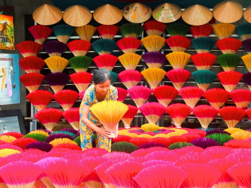 Das Räucherstäbchen-Dorf Thuy Xuan in Huế entdecken